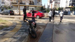 17 yaşındaki ehliyetsiz motosiklet sürücüsü ölümden döndü