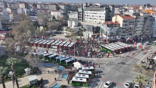 200 milyonluk yeni araçları tanıtan Başkan Çavuşoğlundan Denizliye raylı sistem müjdesi