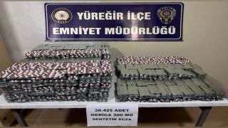 38 bin 425 uyuşturucu hap ele geçirildi
