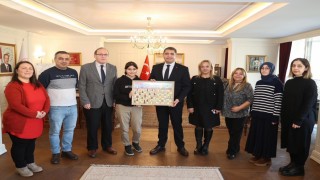 5 sınıf öğrencisi çizdiği resim ile birinci oldu