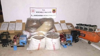 600 kilo kaçak tütün ve 105 bin makaron ele geçirildi