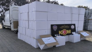 Adanada 1 milyon 800 bin gümrük kaçağı makaron ele geçirildi