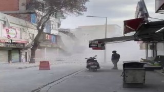 Adıyamanda sulama yapılmadan gerçekleştirilen yıkımlara tepki