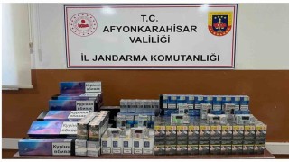 Afyonkarahisarda kaçak elektronik ve normal sigara ele geçirildi