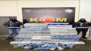 Ağrıda kaçak sigara operasyonu: 10 bin 400 paket ele geçirildi