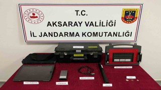 Aksarayda define avcıları suçüstü yakalandı