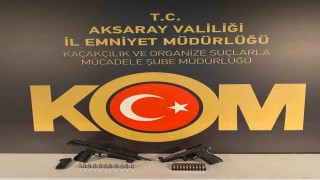 Aksarayda kaçakçılara darbe: 3 gözaltı