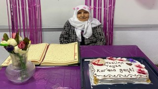 Amasyalı Teslime Nine 4 ayda Kuran-ı Kerim okumayı öğrendi