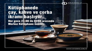 Anadolu Üniversitesinde öğrencilere sıcak destek