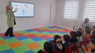 Anaokullu miniklere sağlıklı beslenme eğitimi verildi