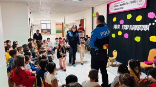 Anaokulu öğrencilerine polislik mesleği tanıtıldı