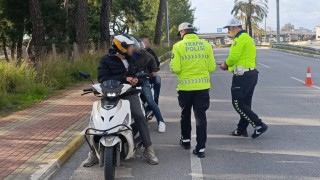 Antalyada 74 ekip, 163 personelle motosiklet uygulaması