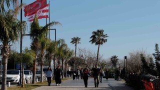 Antalyada yazdan kalma günler yaşanıyor
