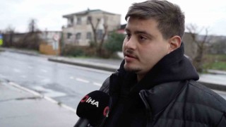 Arnavutköyde mahalle sakinlerinin süratli araç isyanı