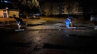 ASAT ekiplerinin yağmur mesaisi gece boyunca sürdü