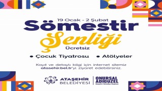 Ataşehir Belediyesi, karnelerini alan öğrenciler için sömestir şenliği hazırladı