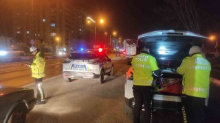 Aydında Bölge Trafik Müdürlüğü ekipleri gece boyunca mesai yaptı