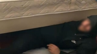 Babaeskide hırsızlık hükümlüsü bazanın altında yakalandı
