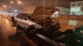 Bafrada trafik kazası: 1 yaralı