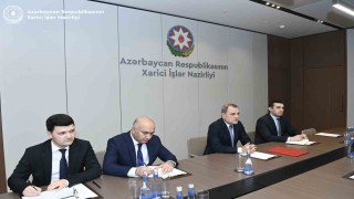 Bakü Büyükelçiliğine atanan Akgün, Azerbaycan Dışişleri Bakanı Bayramov ile görüştü