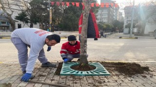Bandırma Belediyesinden çevre dostu kaldırım düzenlemeleri