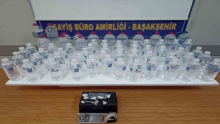 Başakşehirde sahte alkol üretimi yapan 2 kişi tutuklandı
