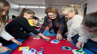 Başkan Çelik çocuklarla eğlenceli vakit geçirdi