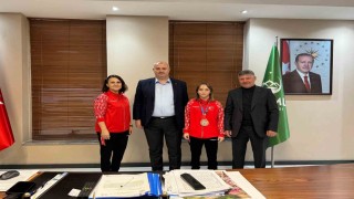 Başkan dünya şampiyonunu ağırladı