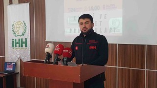Başkan Şentürk İHHnın çalışmaları hakkında bilgi verdi
