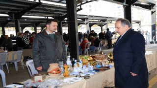 Başkan Yalçından antika pazarı turu