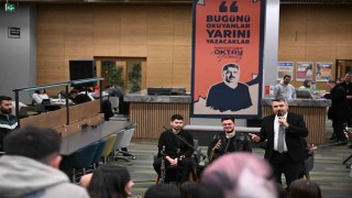 Başkan Yılmazdan uyumayan öğrencilere ziyaret