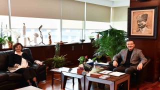 Başkanlar, Eskişehir ve ülke gündemine ilişkin görüş alışverişinde bulundu