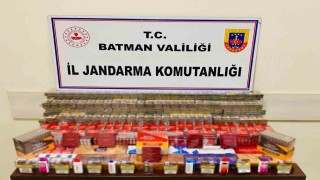 Batmanda bin 308 paket kaçak sigara ele geçirildi