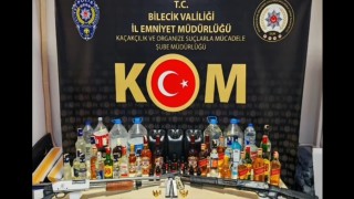 Bilecikte kaçak alkol, sahte içki operasyonu