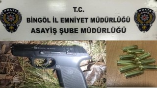 Bingölde 3 adet silah ele geçirildi
