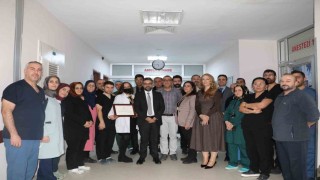 Bingölde 4 cana umut olan organ bağışına teşekkür belgesi