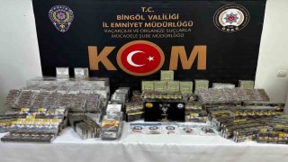 Bingölde narkotik ve kaçakçılık operasyonları