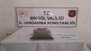 Bingölde uyuşturucu madde ve tüfek ele geçirildi