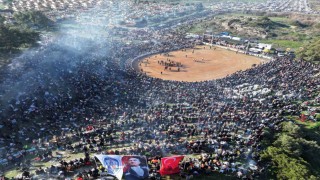 Binlerce güreş sever Pamucak Arenada buluştu