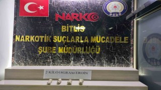 Bitliste 2 kilo uyuşturucu ele geçirildi