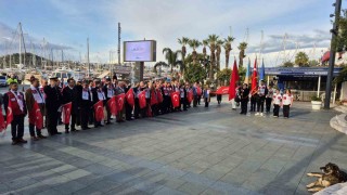 Bodrumda Sarıkamış Şehitleri yürüyüşü