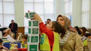 BŞEÜde minik öğrencilere Materyal Geliştirme ve Uygulama etkinliği düzenlendi