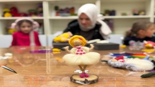 Bu atölyede çocuklar, yardımlaşmayı ve paylaşmanın önemini öğrendi