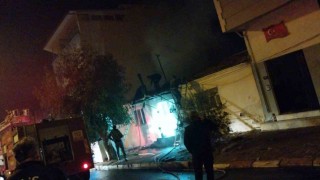 Buharkentteki yangın korkuttu