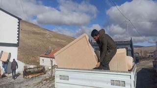 Bünyan Belediyesinden yangında mağdur olan aileye destek