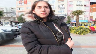 Burhaniyeli genç kızın hayvan sevgisi takdir topladı