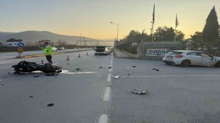 Bursada 18 yaşındaki motosiklet sürücüsü kazada hayatını kaybetti