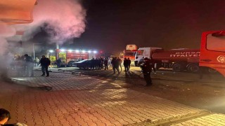 Bursada market deposunda korkutan yangın