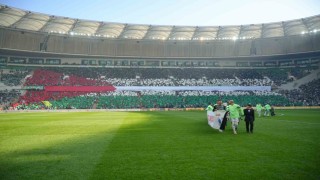 Bursaspor taraftarlarından Filistine destek