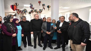 Büyükkılıçtan kadın kooperatifine ziyaret
